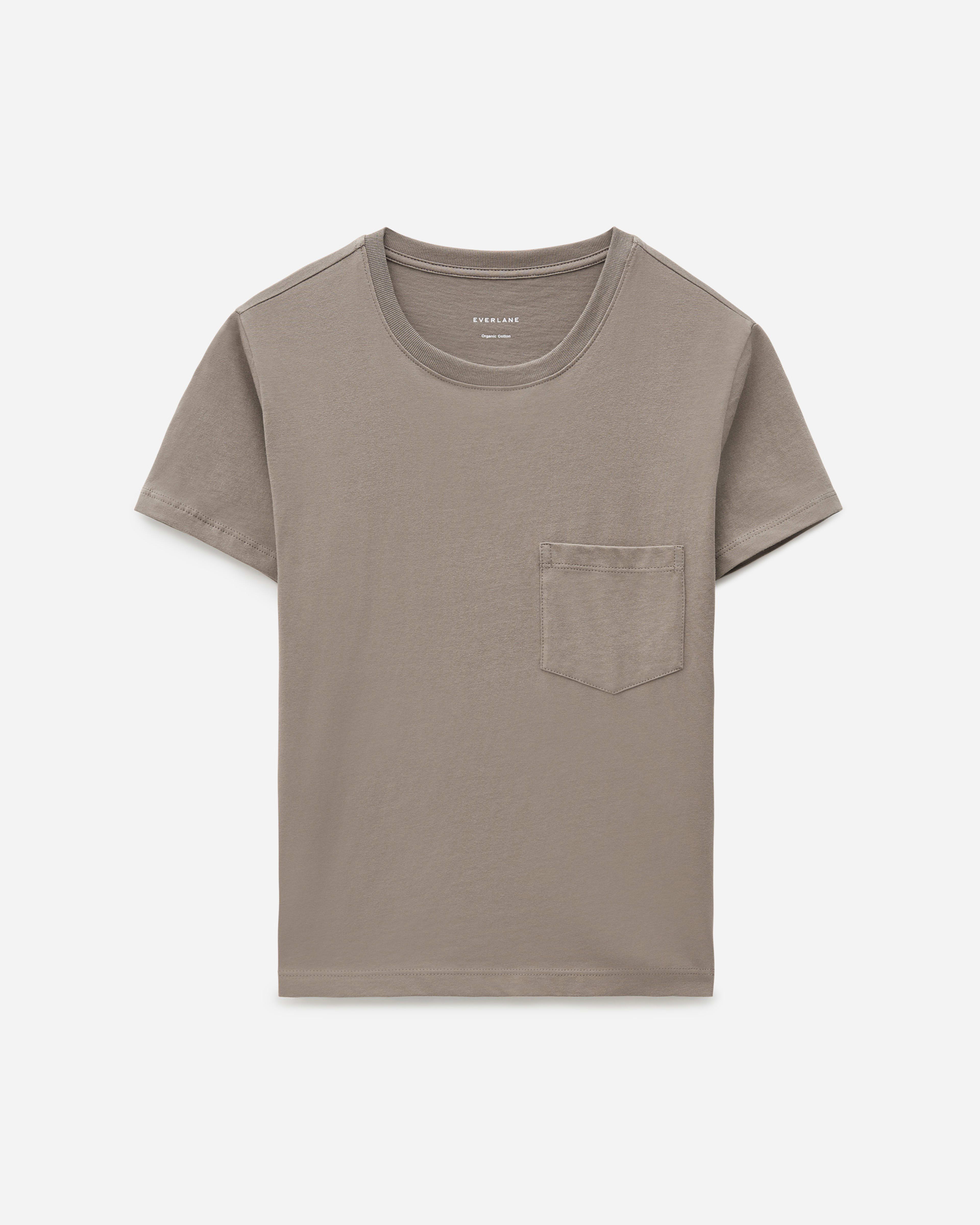 The Organic Cotton Box-Cut Tee Clay – Everlane