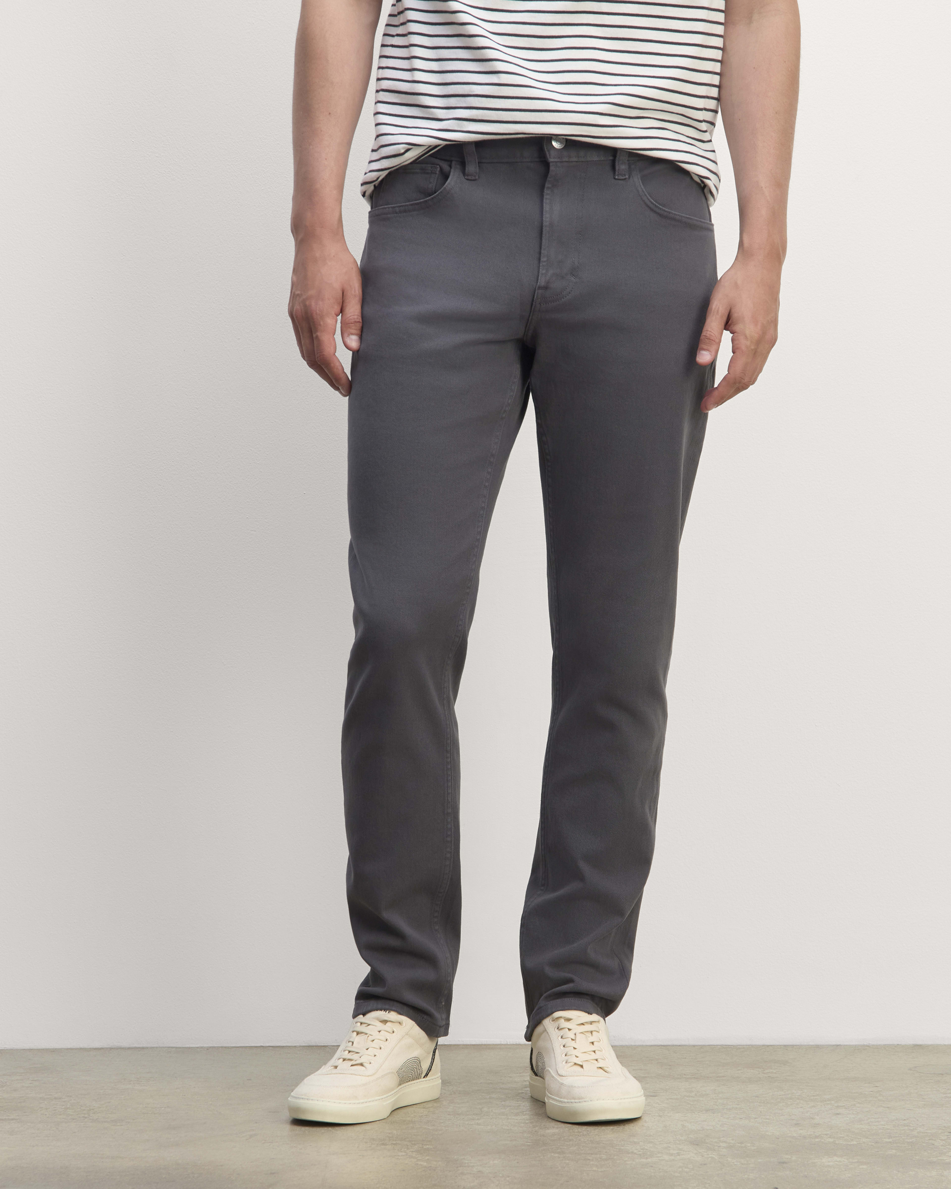 The Stretch Twill 5-Pocket Pant Graphite – Everlane