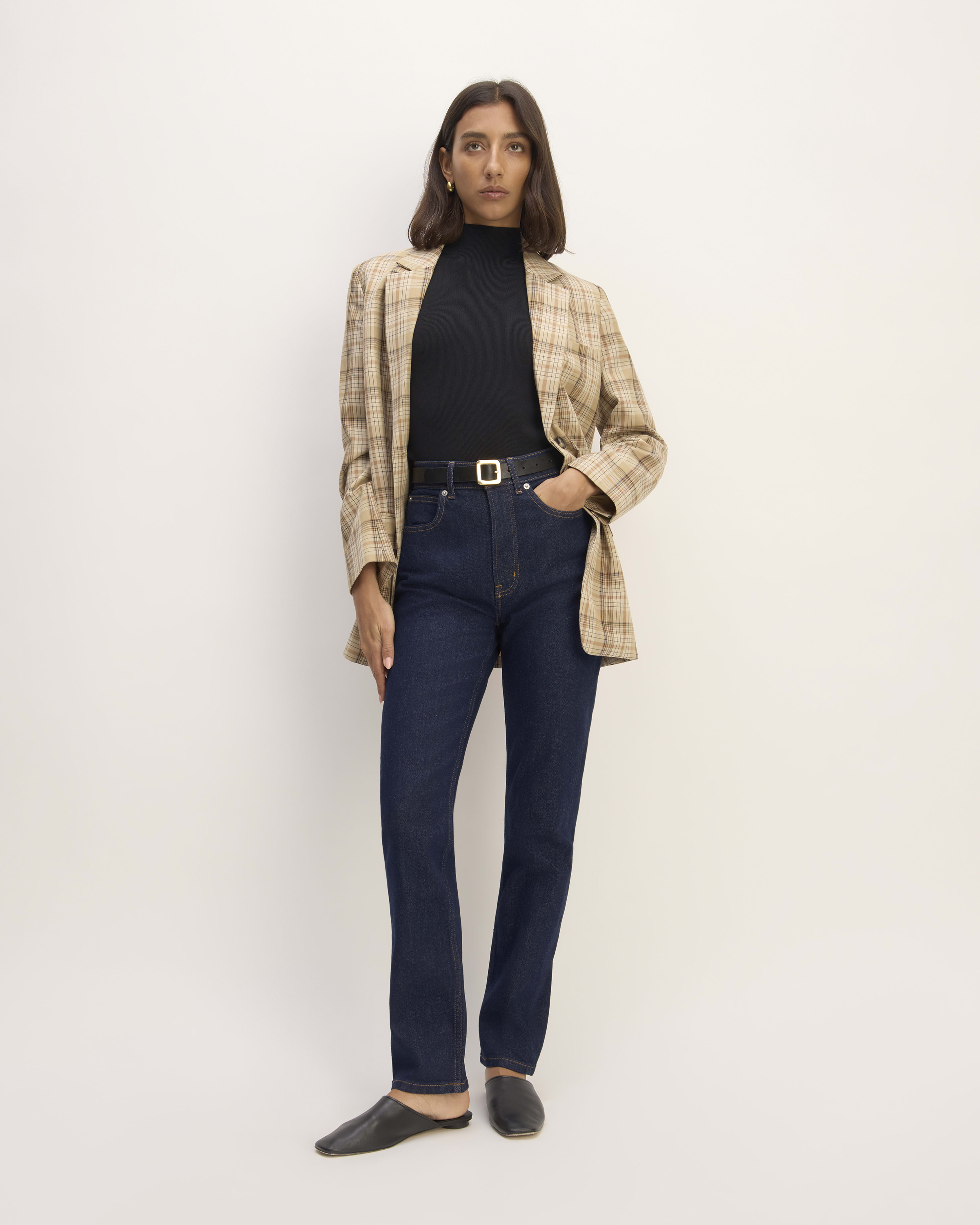 Short Coupe Jean Everlane Femme, Bleu, Taille 8 (28 Pouces), Coton, Excellent état