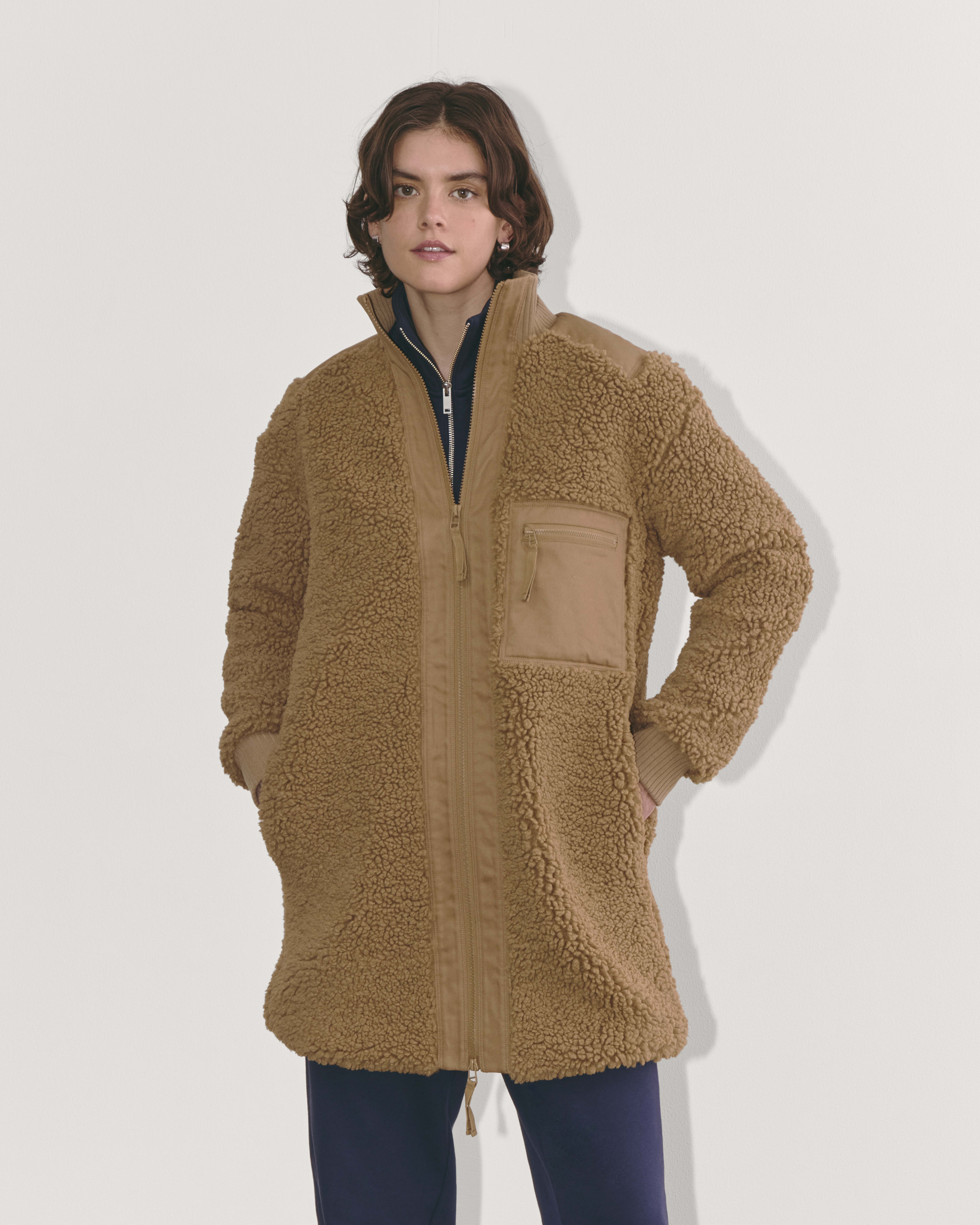 The Teddy Jacket Toasted Coconut Everlane