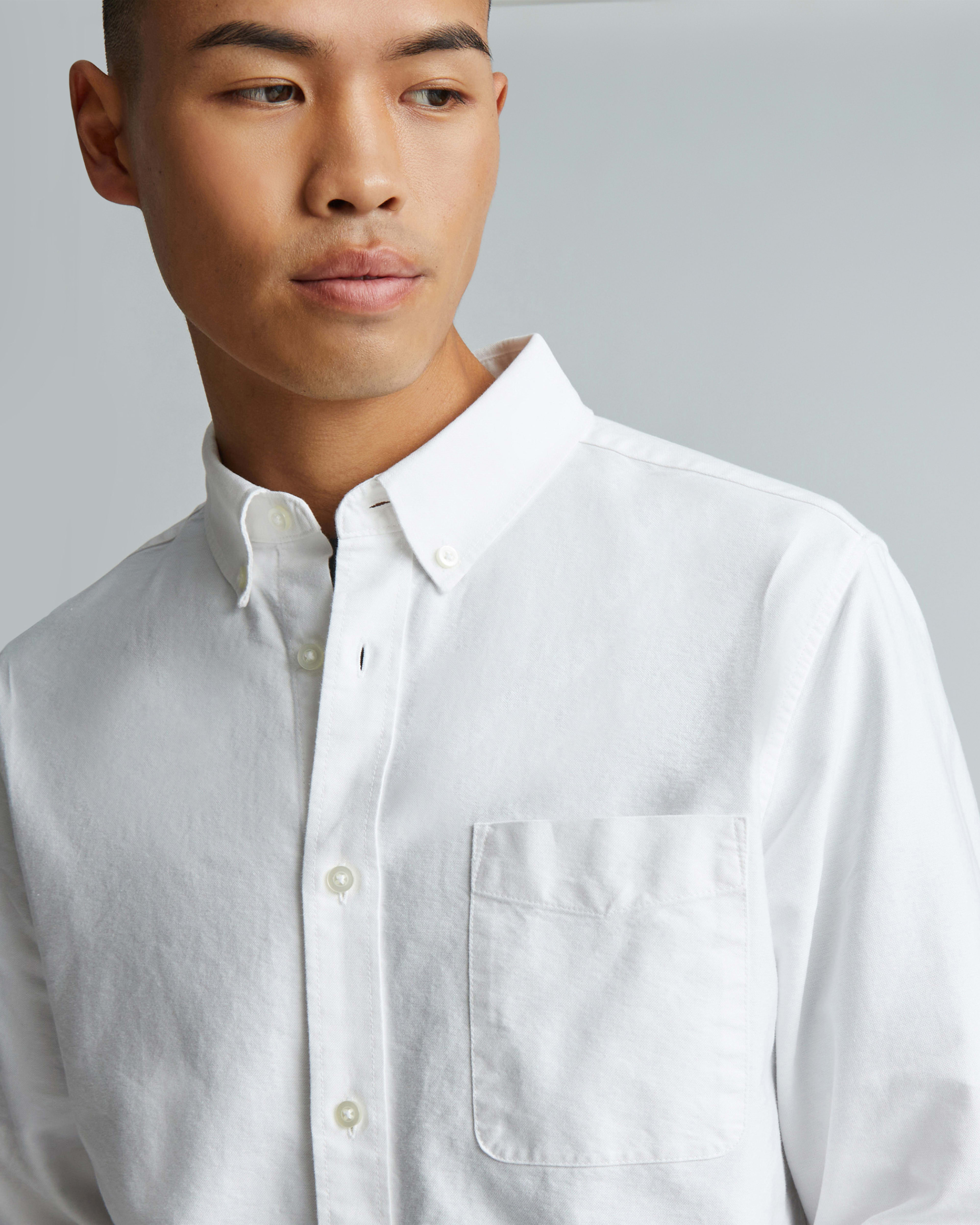 The Organic Oxford Shirt White – Everlane
