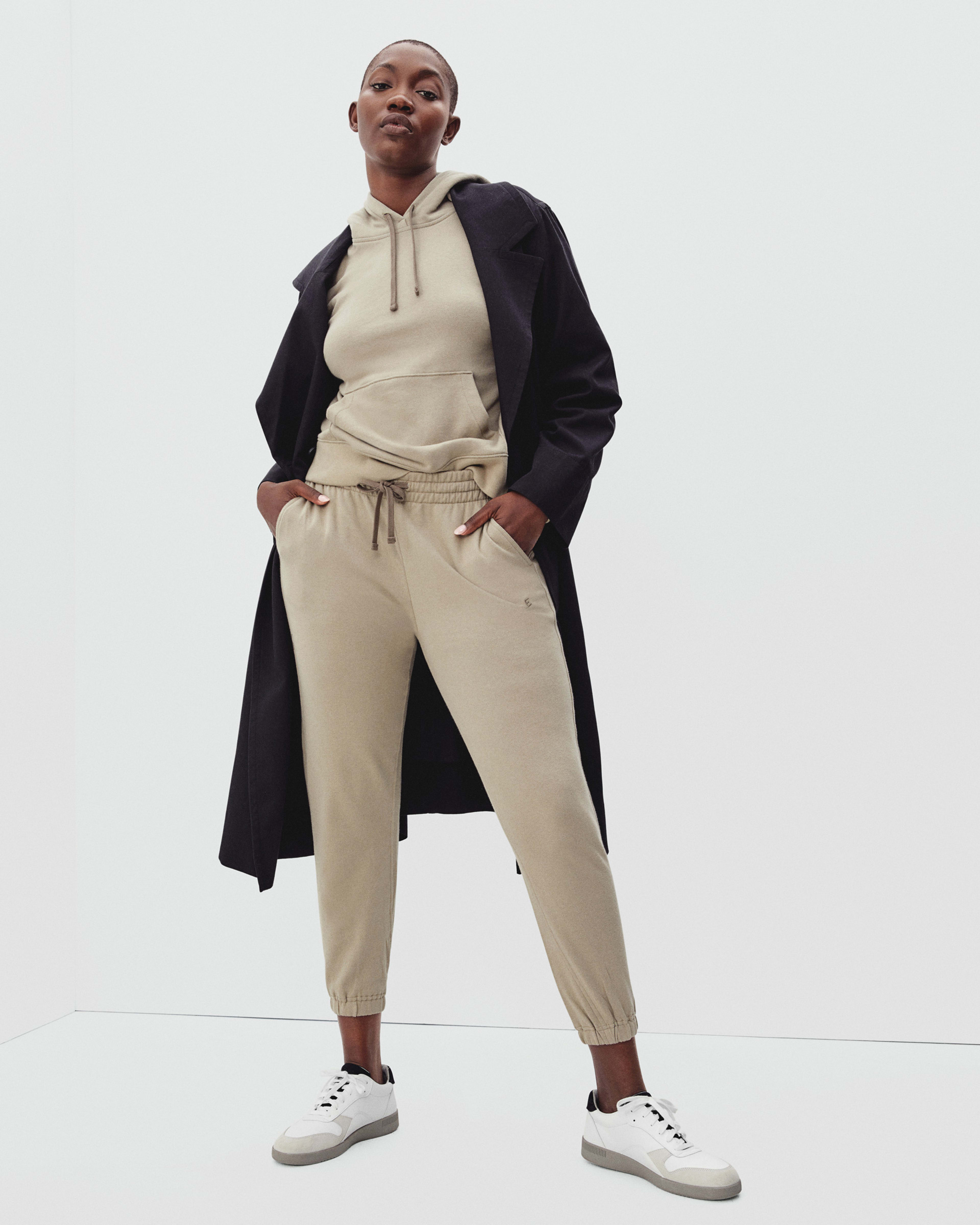 The ReLeather® Court Sneaker White / Smoke Everlane