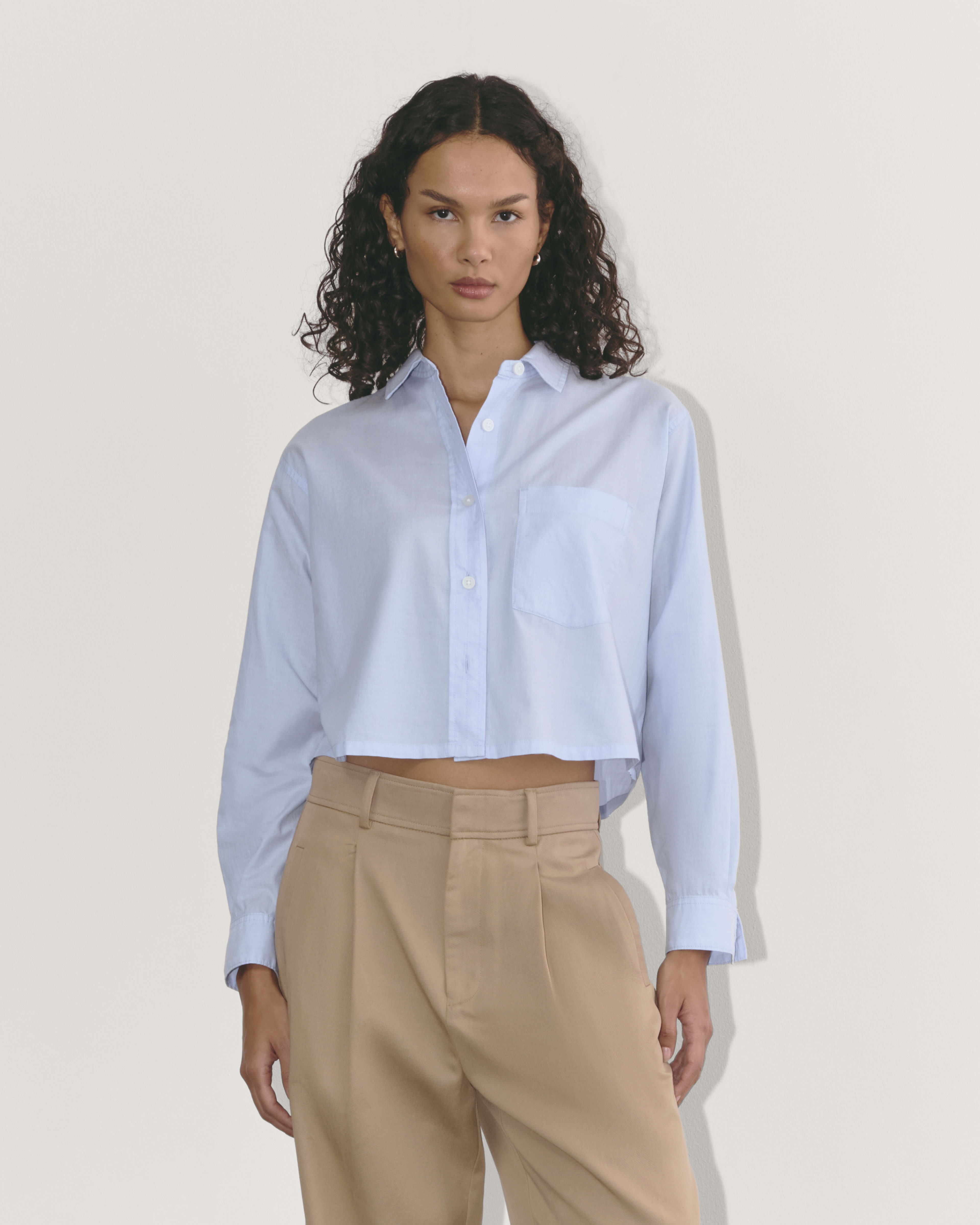 The Way-Short Shirt in Silky Cotton