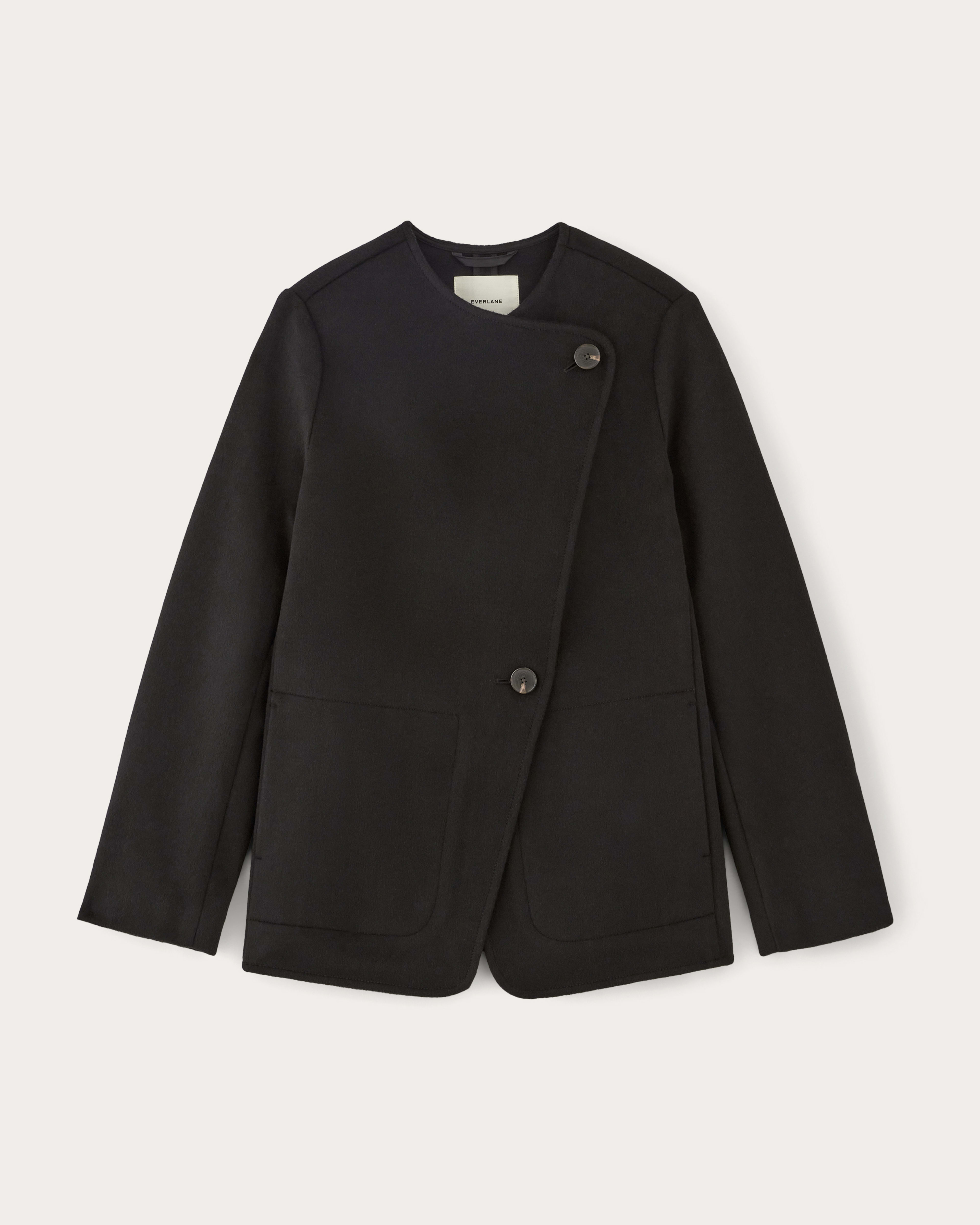 Black short womens coat store