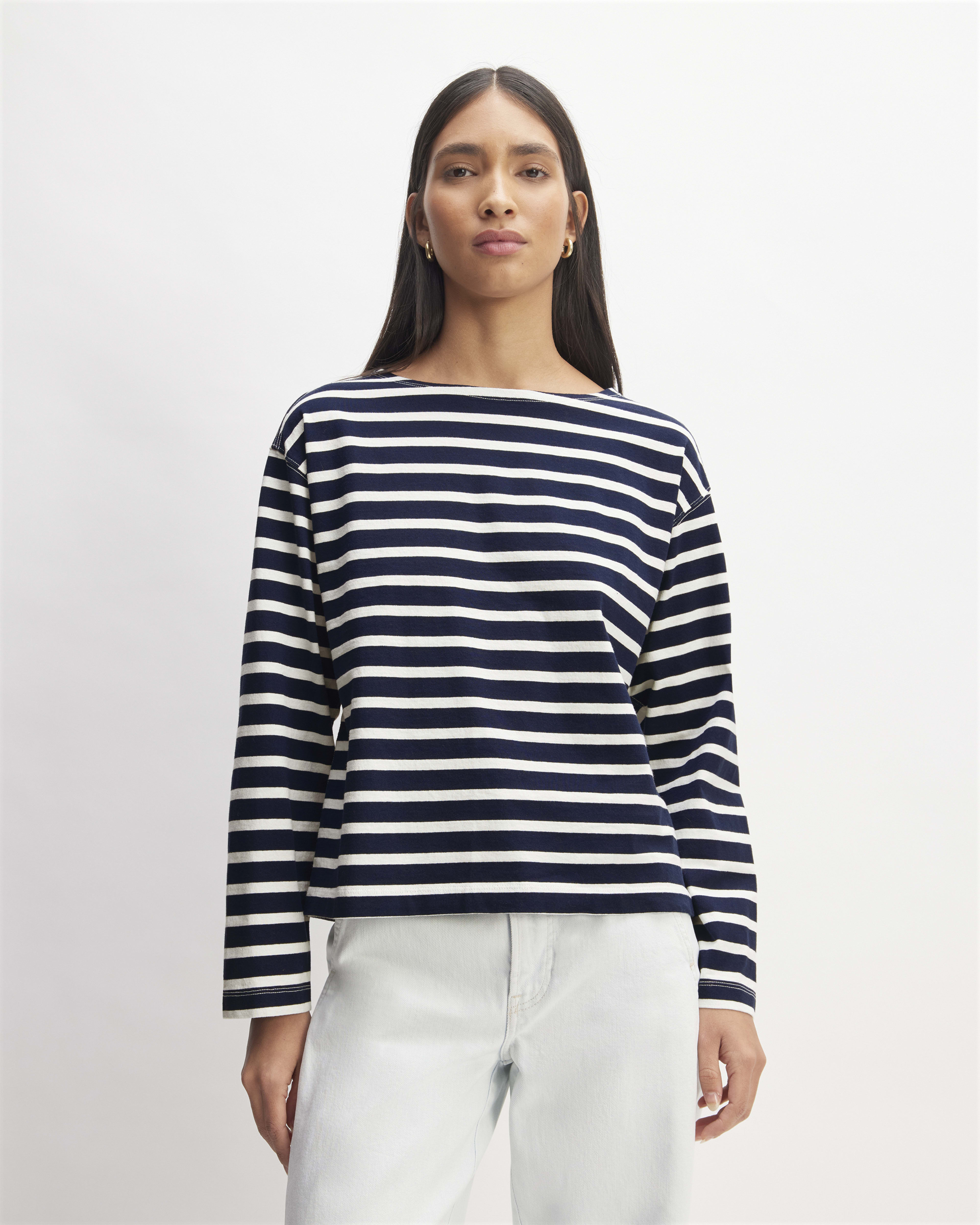 Organic Cotton Breton T Shirt, Tops & T-Shirts