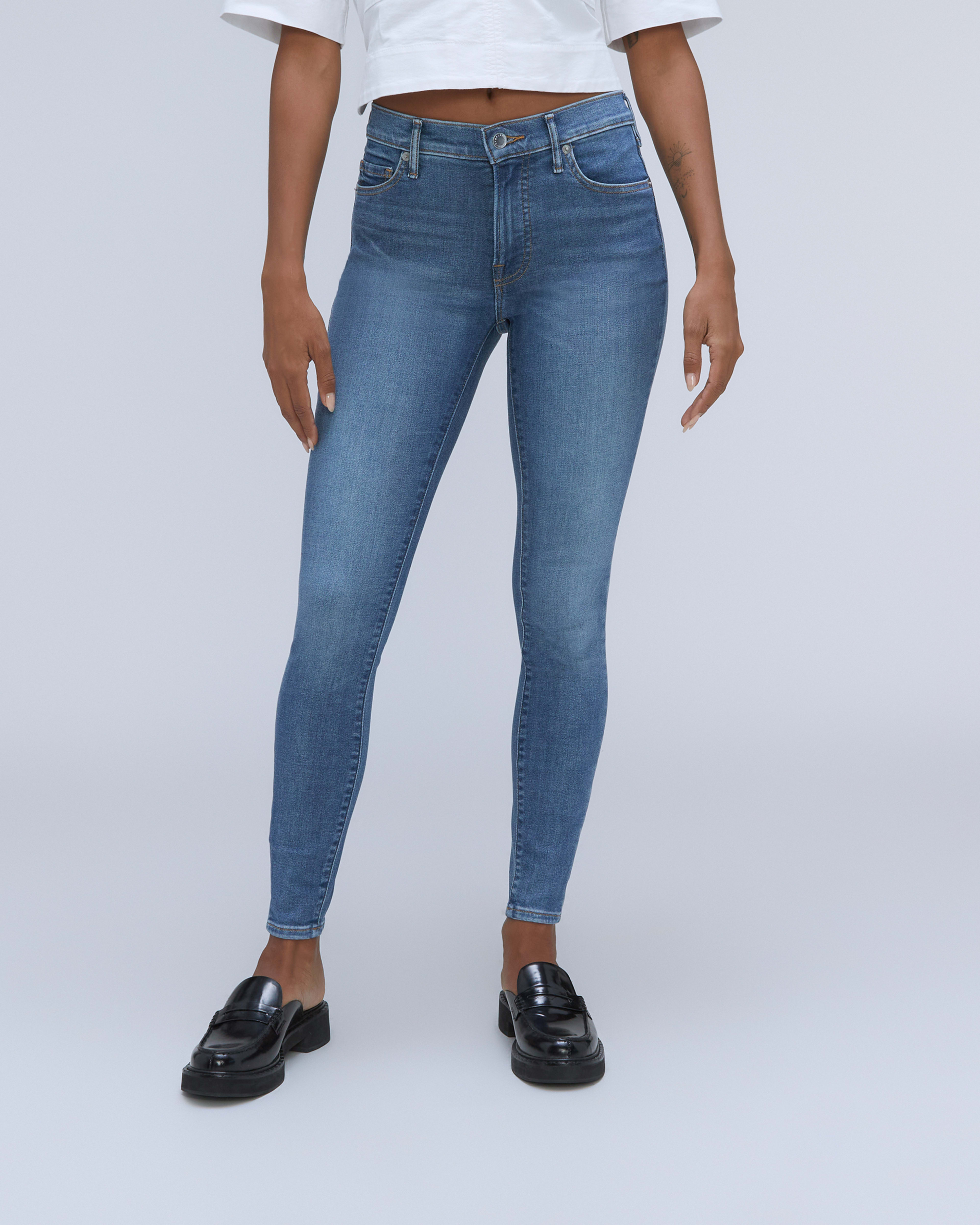 Basic Editions, Jeans, Size 4 Basic Editions Womens Dark Blue Jean Denim  Pants