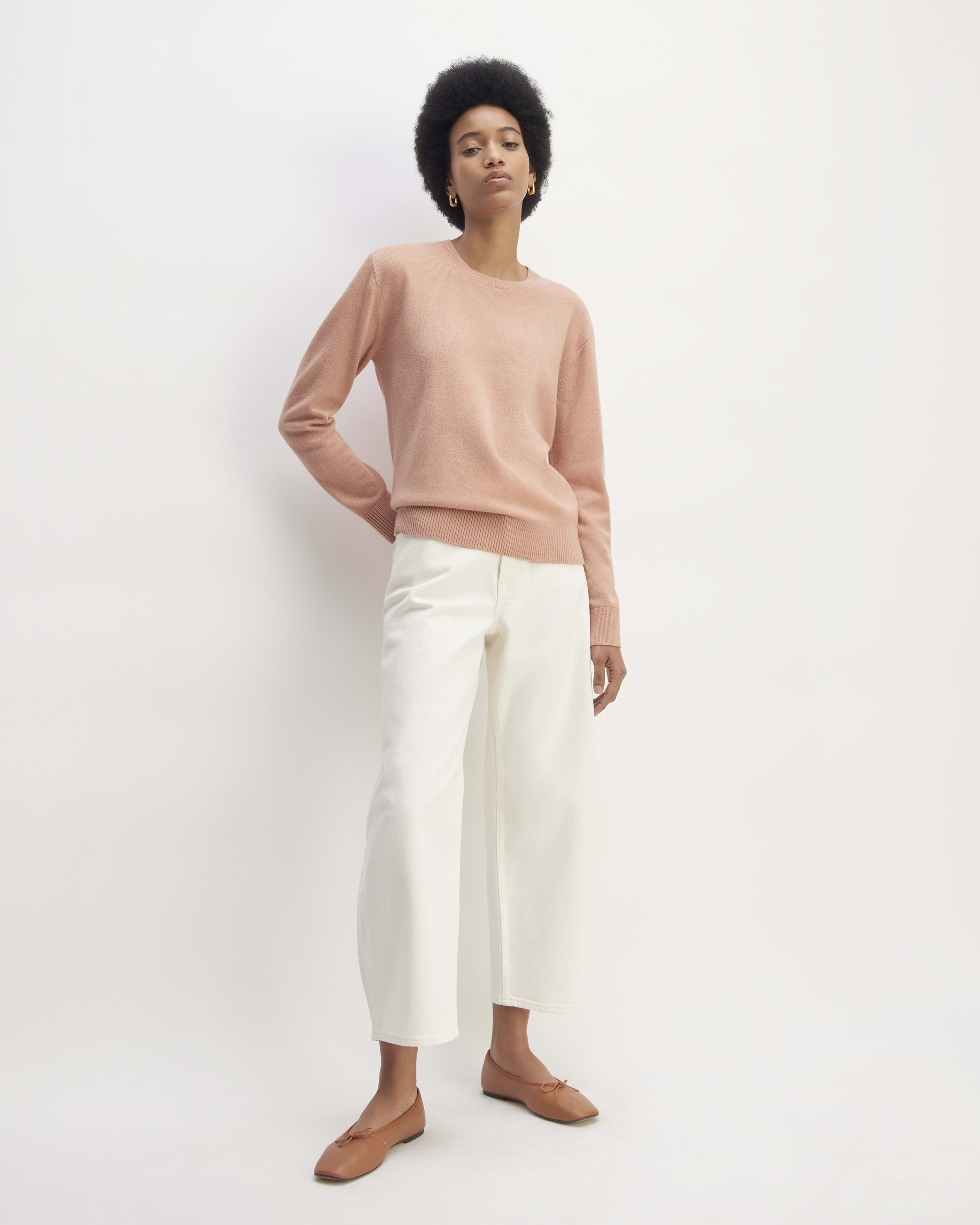 New Jill Cashmere Crewneck Blush
