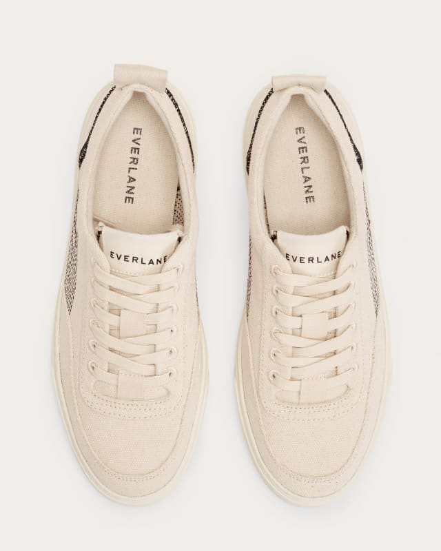Everlane Tread Bare Sneaker in Canvas Black