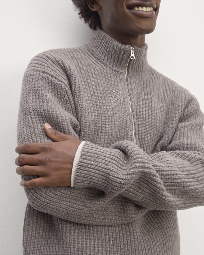 The Felted Merino Half-Zip Sweater 2